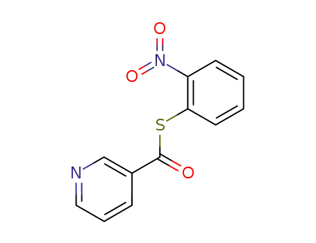 Molecular Structure of 78966-71-9 (S-(2-nitrophenyl)-3-pyridinecarbothioate)