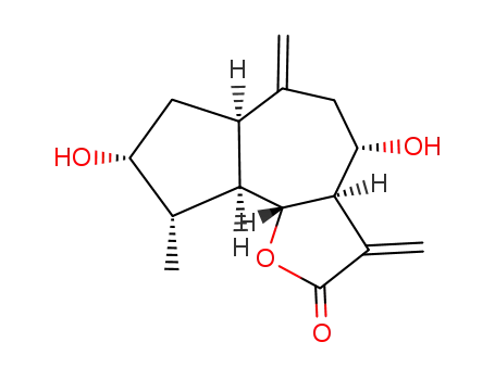 Azuleno[4,5-b]furan-2(3H)-one,decahydro-4,8-dihydroxy-9-methyl-3,6-bis(methylene)-,(3aR,4S,6aR,8R,9S,9aR,9bR)-