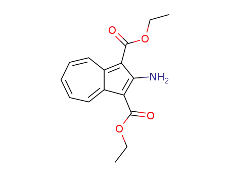 Molecular Structure of 3806-02-8 (DIETHYL-2-AMINOAZULENE-1,3-DICARBOXYLATE)