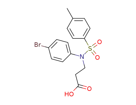 <i>N</i>-(4-bromo-phenyl)-<i>N</i>-(toluene-4-sulfonyl)-β-alanine