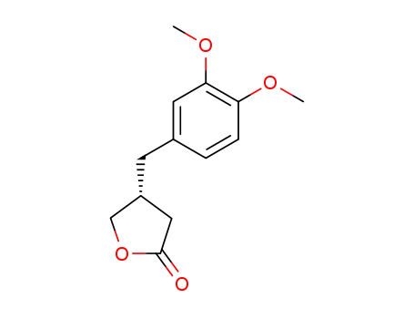 2(3H)-Furanone, 4-[(3,4-dimethoxyphenyl)methyl]dihydro-, (4R)-