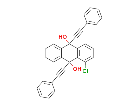 1-chloro-9,10-bis(phenylethynyl)-9,10-dihydroanthracene-9,10-diol