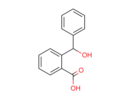 Molecular Structure of 34737-60-5 (2-(HYDROXY-PHENYL-METHYL)-BENZOIC ACID)