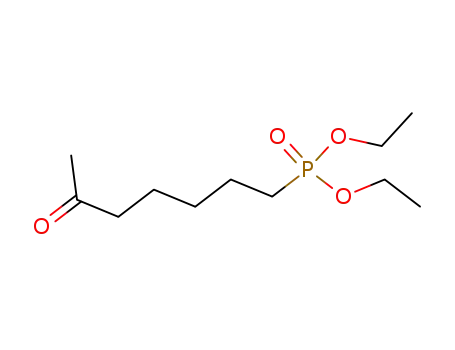 Molecular Structure of 1068-06-0 (diethyl 6-oxo-n-heptylphosphonate)