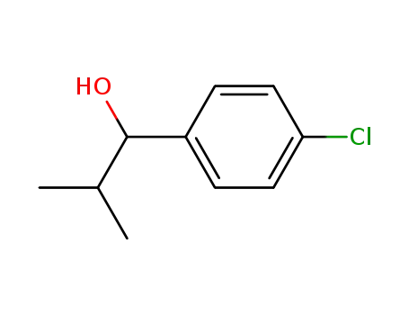 Molecular Structure of 10400-18-7 (1-(4-chlorophenyl)-2-methylpropan-1-ol)