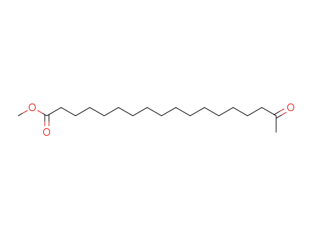 Molecular Structure of 2380-32-7 (17-Ketostearic acid methyl ester)