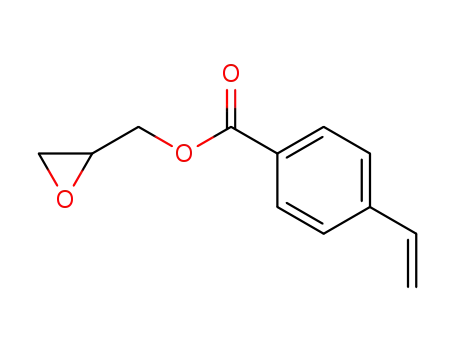Molecular Structure of 3209-37-8 (oxiranylmethyl p-vinylbenzoate)