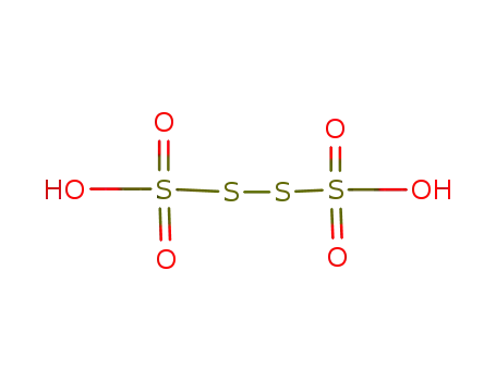 Molecular Structure of 13760-29-7 (Tetrathionic acid)