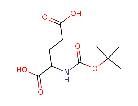 Molecular Structure of 120341-33-5 (1-[(tert-butoxy)-carbonyl-amino]propane-1,3-dicarboxylic acid)