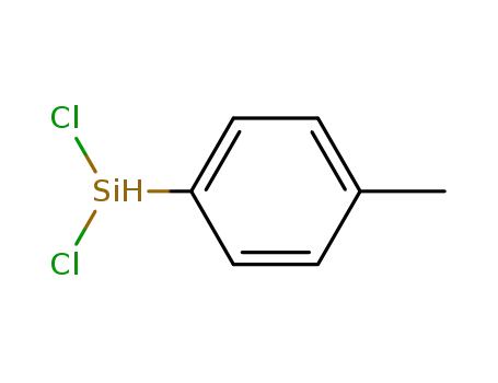 Molecular Structure of 13272-80-5 (HSiCl<sub>2</sub>-p-CH<sub>3</sub>C<sub>6</sub>H<sub>4</sub>)