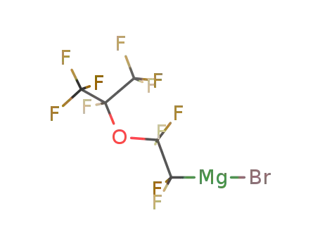 Molecular Structure of 54542-90-4 (Magnesium,
bromo[1,1,2,2-tetrafluoro-2-[1,2,2,2-tetrafluoro-1-(trifluoromethyl)ethoxy]
ethyl]-)