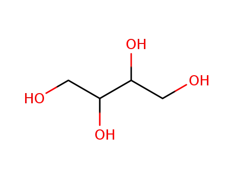 Molecular Structure of 7493-90-5 (threitol)