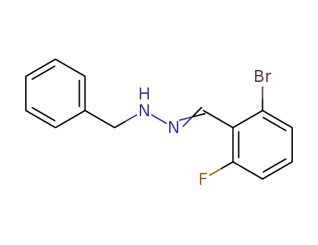 2-bromo-6-fluorobenzaldehyde benzylhydrazone