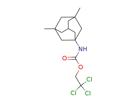Molecular Structure of 1058345-42-8 (2,2,2-trichloroethyl 3,5-dimethyladamantylcarbamate)