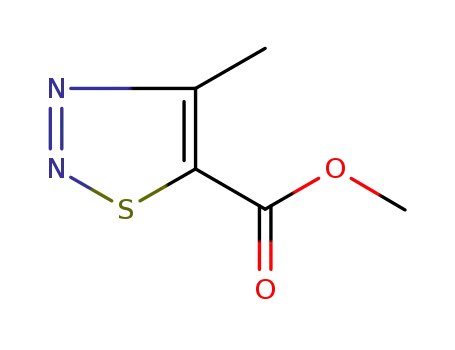 Molecular Structure of 183298-93-3 (1,2,3-Thiadiazole-5-carboxylicacid,4-methyl-,methylester(9CI))