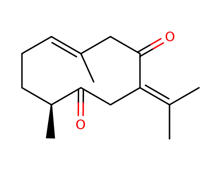 Molecular Structure of 38230-32-9 (dehydrocurdione)