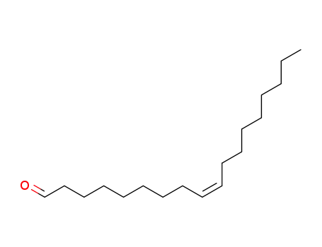 Molecular Structure of 2423-10-1 (Z-9-Octadecenal)
