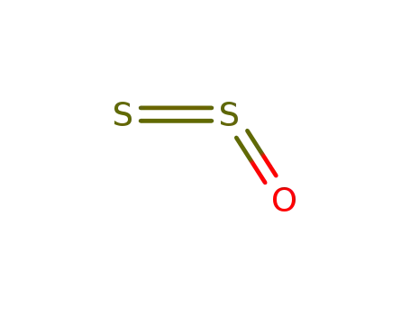 Molecular Structure of 20901-21-7 (Disulfur monoxide)