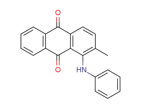 Molecular Structure of 4947-27-7 (2-methyl-1-(phenylamino)anthraquinone)