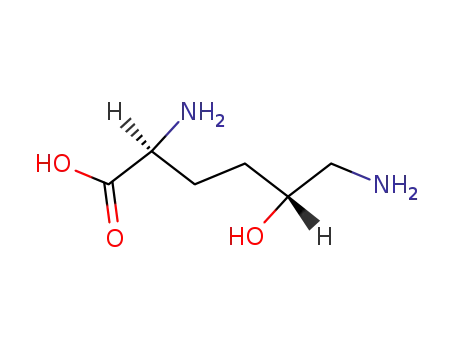 Molecular Structure of 6000-08-4 (5-HYDROXY-LYSINE)