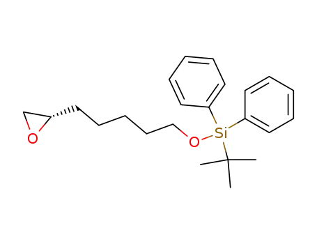 Molecular Structure of 146830-56-0 ((-)(2S)-1,2-Epoxy-7-<(tert-butyldiphenylsilyl)oxy>heptane)