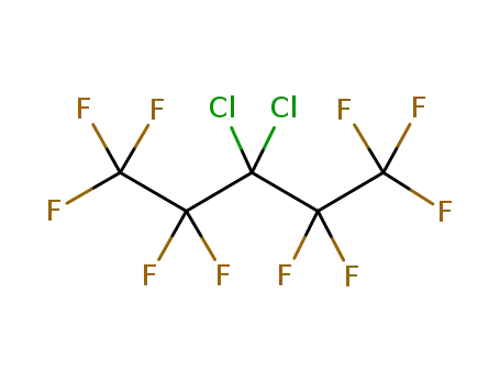 Molecular Structure of 146721-82-6 (3,3-dichloro-1,1,1,2,2,4,4,5,5,5-decafluoropentane)