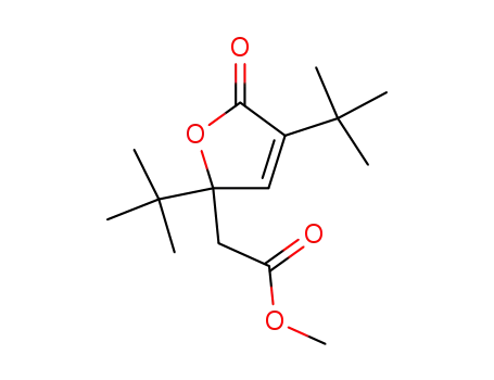 2,4-di-tert-butyl-4-hydroxy-(Z)-2-hexenedioic acid lactone methyl ester