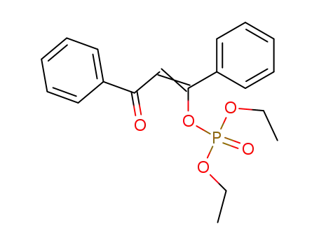 phosphoric acid diethyl ester-(3-oxo-1,3-diphenyl-propenyl ester)