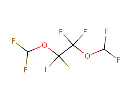 Molecular Structure of 188690-78-0 (1,2-bis(difluoromethoxy)-1,1,2,2-tetrafluoroethane)