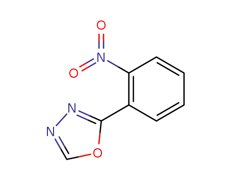 Molecular Structure of 89898-92-0 (1,3,4-OXADIAZOLE, 2-(2-NITROPHENYL)-)