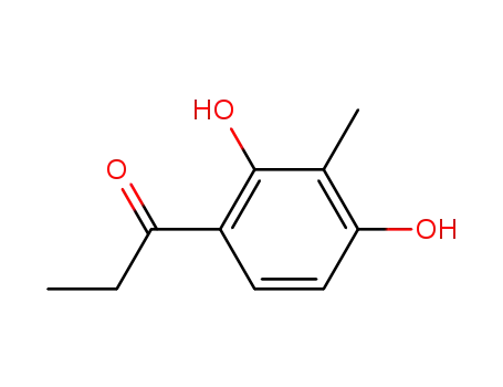 Molecular Structure of 63876-46-0 (2',4'-DIHYDROXY-3'-METHYLPROPIOPHENONE)