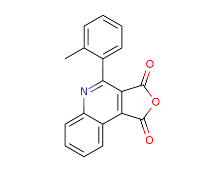 Molecular Structure of 144463-84-3 (Furo[3,4-c]quinoline-1,3-dione, 4-(2-methylphenyl)-)