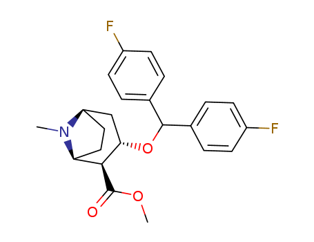 8-Azabicyclo[3.2.1]octane-2-carboxylicacid, 3-[bis(4-fluorophenyl)methoxy]-8-methyl-, methyl ester, (1S,2S,3S,5R)-