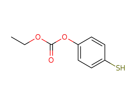 Molecular Structure of 62262-76-4 (Carbonic acid, ethyl 4-mercaptophenyl ester)