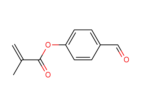Molecular Structure of 36195-33-2 (p-formylphenyl methacrylate)