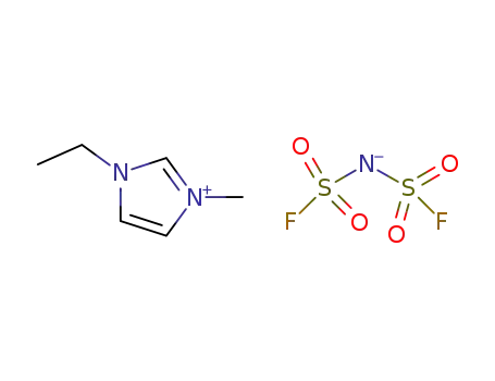 Molecular Structure of 235789-75-0 (1H-Imidazolium, 1-ethyl-3-methyl-, salt with imidodisulfuryl fluoride (1:1))