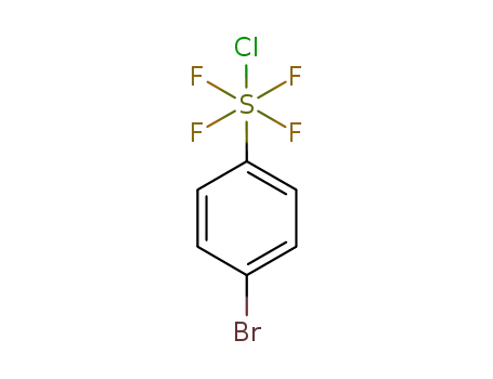 4-bromophenyltetetrafluoro-λ<sup>6</sup>-sulfanyl chloride
