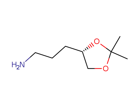 Molecular Structure of 94944-63-5 ((S)-4,5-ISOPROPYLIDENE-1-PENTYLAMINE)