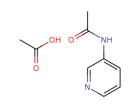 Molecular Structure of 1352756-67-2 (N-acetyl-3-aminopyridine acetate)