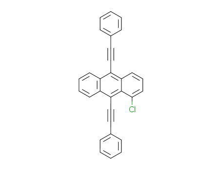 41105-35-5             C30H17Cl              1-Chloro-9,10-bis(phenylethynyl)anthracene  CAS NO.41105-35-5