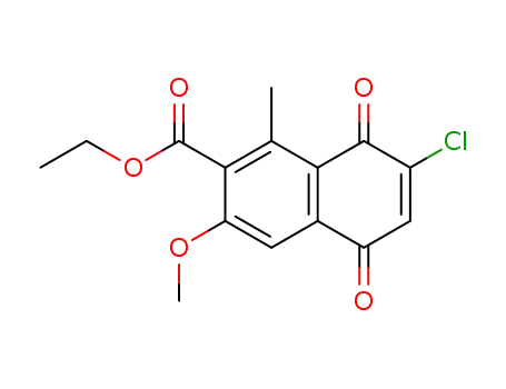 ethyl 3-chloro-7-methoxy-5-methyl-1,4-naphthoquinone-6-carboxylate