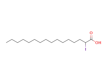 Molecular Structure of 101434-56-4 (α-iodopalmitic acid)
