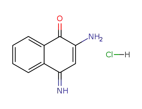 Molecular Structure of 5438-85-7 ((4E)-2-amino-4-iminonaphthalen-1(4H)-one)