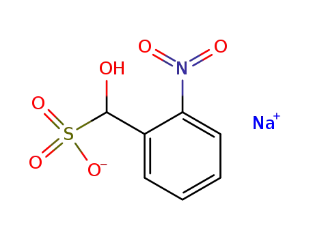 Molecular Structure of 133721-90-1 (sodium hydroxy(2-nitrophenyl)methanesulfonate)