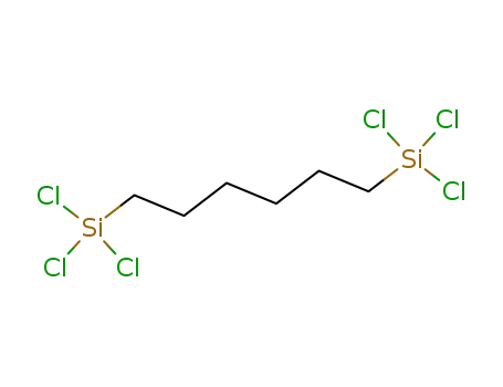 Molecular Structure of 13083-94-8 (1,6-BIS(TRICHLOROSILYL)HEXANE)