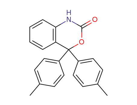 Molecular Structure of 71526-48-2 (2H-3,1-Benzoxazin-2-one, 1,4-dihydro-4,4-bis(4-methylphenyl)-)