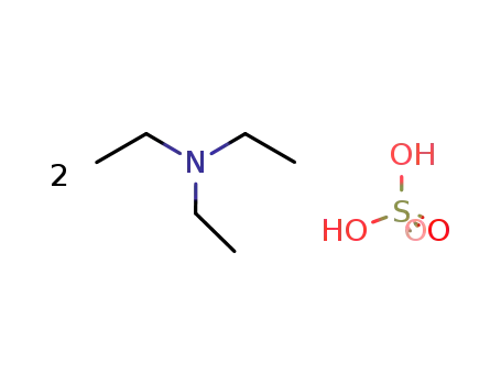 Molecular Structure of 27039-85-6 (SULFURIC ACID:TRIETHYLAMINE 2M:2M)