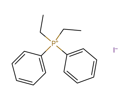 Molecular Structure of 5271-36-3 (Phosphonium, diethyldiphenyl-, iodide)