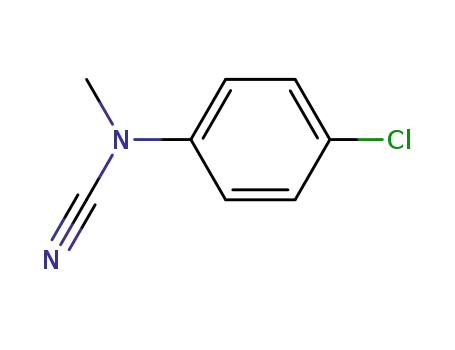 Molecular Structure of 32111-91-4 ((4-chlorophenyl)methylcyanamide)