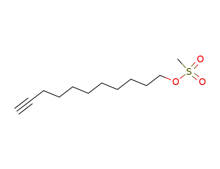 Molecular Structure of 146920-62-9 (10-Undecyn-1-ol, methanesulfonate)